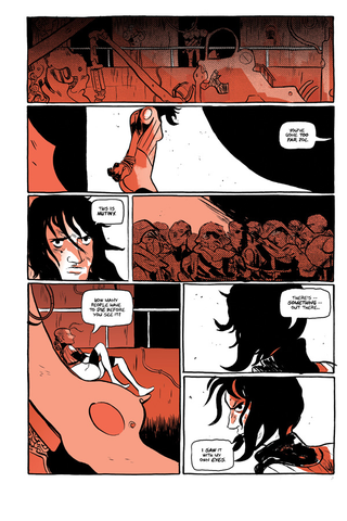 Illustration for article titled Read a preview of a groovy manga-influenced Martian horror graphic novel